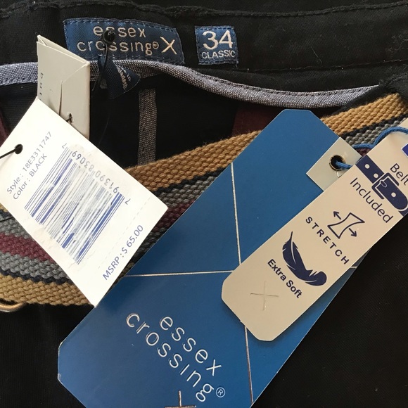 Pants Black 34 x 30 NWT - Picture 3 of 8